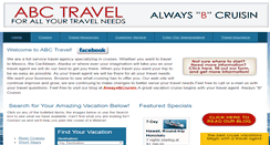 Desktop Screenshot of abctravelagent.com